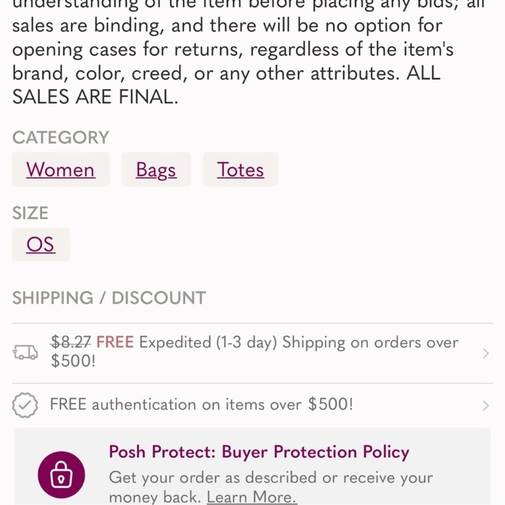 Chloe Auction; sold as is; FINAL SALE - Picture 3 of 4